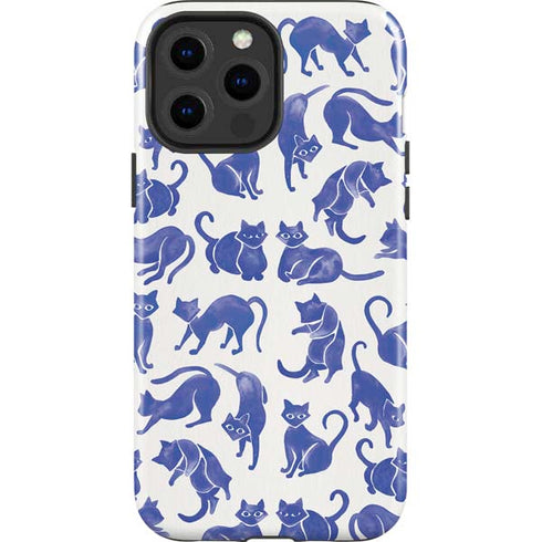 Cat Coq Blue Cats iPhone 13 Pro Max Impact Case