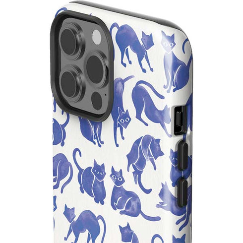 Cat Coq Blue Cats iPhone 13 Pro Max Impact Case