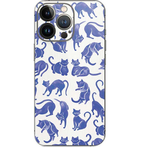 Cat Coq Blue Cats iPhone 13 Pro Skin