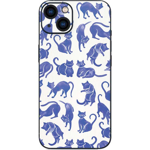 Cat Coq Blue Cats iPhone 13 Skin