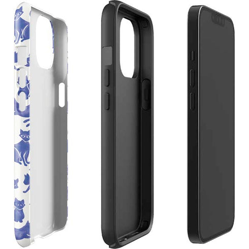 Blue Cats by Cat Coq iPhone 15 Plus Impact Case