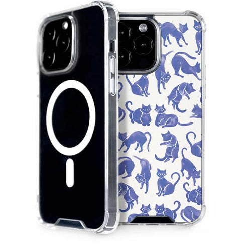 Cat Coq Blue Cats iPhone 14 Pro Max MagSafe Case