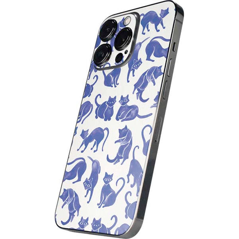 Cat Coq Blue Cats iPhone 14 Pro Max Skin