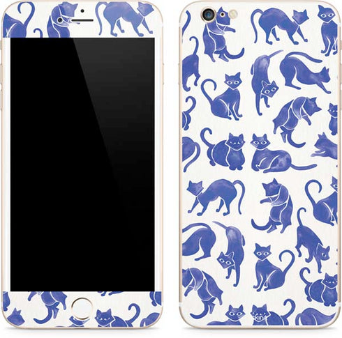 Cat Coq Blue Cats iPhone 6/6s Plus Skin
