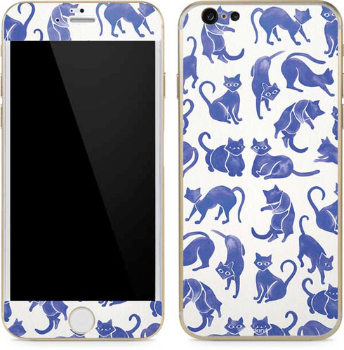 Cat Coq Blue Cats iPhone 6/6s Skin
