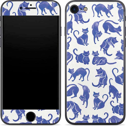 Cat Coq Blue Cats iPhone 8 Skin