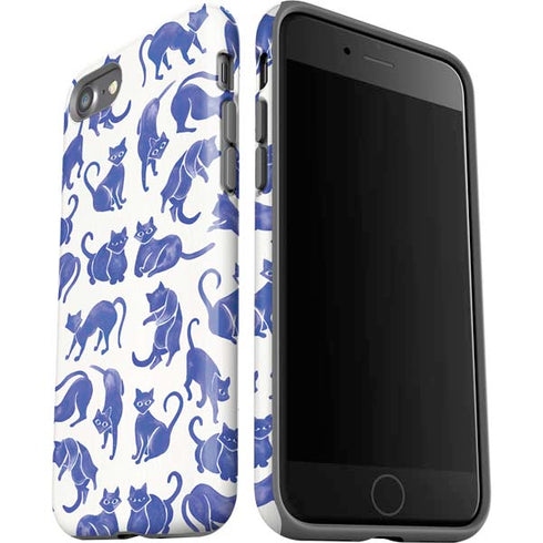 Cat Coq Blue Cats iPhone SE (2nd & 3rd Gen) Pro Case