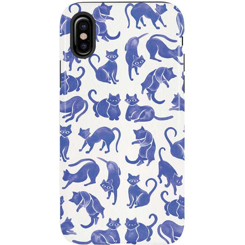 Cat Coq Blue Cats iPhone X Pro Case