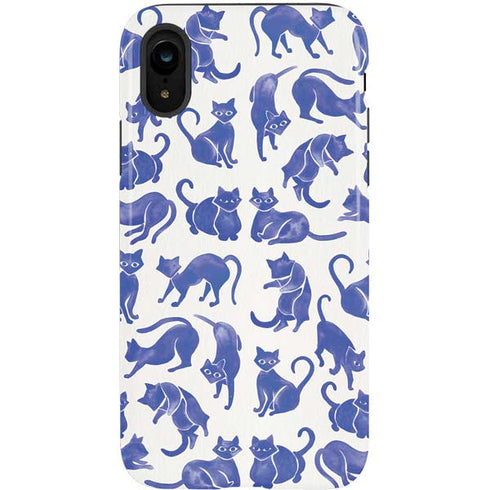 Cat Coq Blue Cats iPhone XR Pro Case