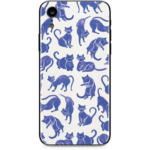 Cat Coq Blue Cats iPhone XR Skin