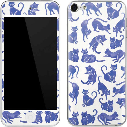 Cat Coq Blue Cats Apple iPod Skin