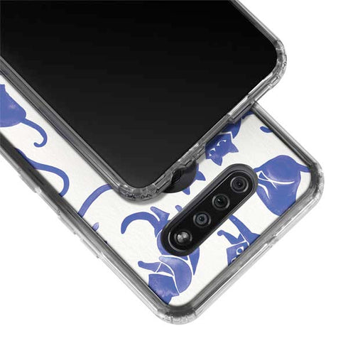 Blue Cats by Cat Coq LG K51/Q51 Clear Case