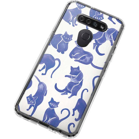 Blue Cats by Cat Coq LG K51/Q51 Clear Case