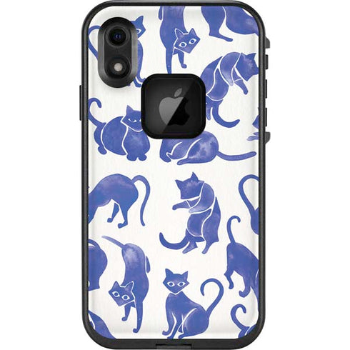Cat Coq Blue Cats LifeProof Fre iPhone Skin