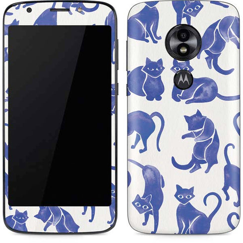 Cat Coq Blue Cats Moto E5 Play Skin