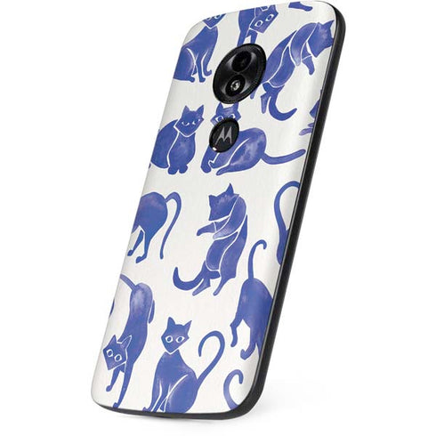 Cat Coq Blue Cats Moto E5 Play Skin