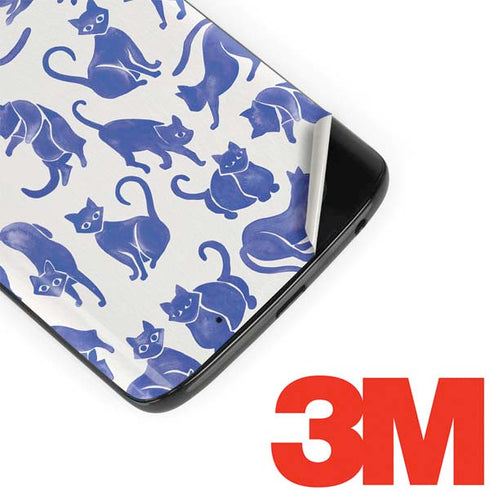 Cat Coq Blue Cats Moto G6 Skin