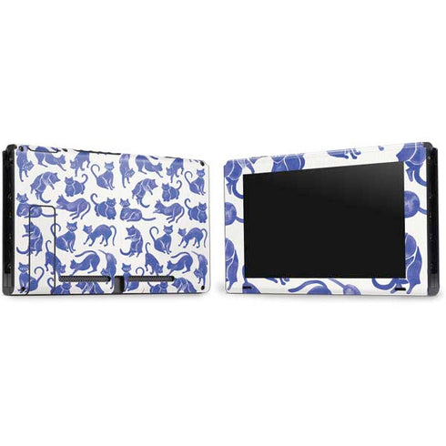 Cat Coq Blue Cats Nintendo Switch Bundle Skin