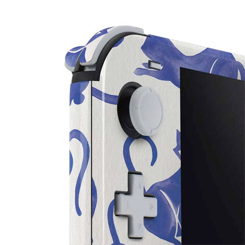 Cat Coq Blue Cats Nintendo Switch Lite Skin