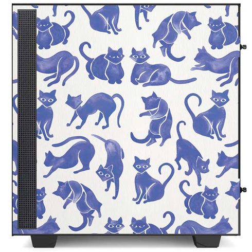 Cat Coq Blue Cats NZXT H510 Compact ATX Mid-Tower Case Skin