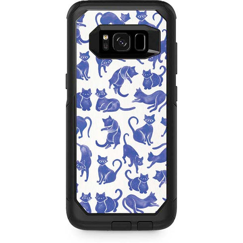 Cat Coq Blue Cats Otterbox Commuter Galaxy Skin