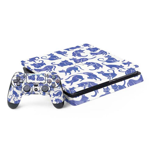 Cat Coq Blue Cats PS4 Slim Bundle Skin