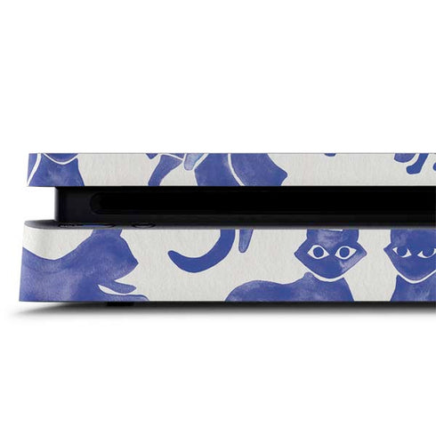 Cat Coq Blue Cats PS4 Slim Skin