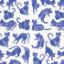 Cat Coq Blue Cats PS4 Slim Skin