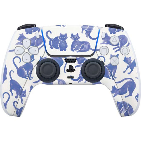 Cat Coq Blue Cats PS5 Controller Skin