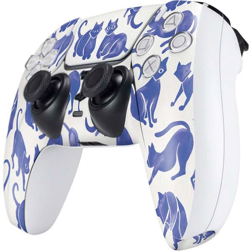 Cat Coq Blue Cats PS5 Controller Skin