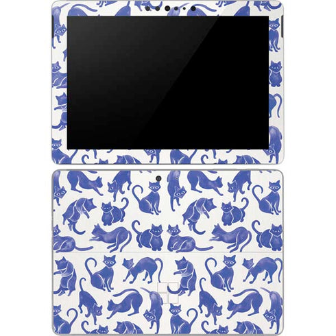 Cat Coq Blue Cats Surface Go Skin