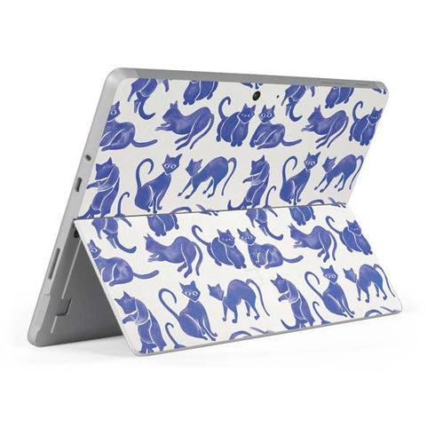 Cat Coq Blue Cats Surface Go Skin