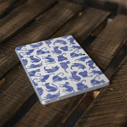 Cat Coq Blue Cats Surface Go Skin