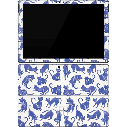 Cat Coq Blue Cats Surface Pro 7 Skin