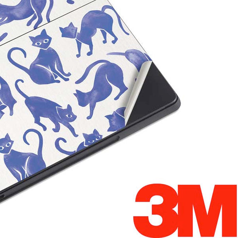 Cat Coq Blue Cats Surface Pro 7 Skin