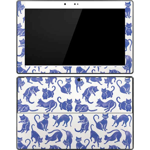 Cat Coq Blue Cats Surface Pro Tablet Skin