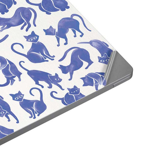 Cat Coq Blue Cats Universal Laptop 12in (9.8 x 6.8in) Skin