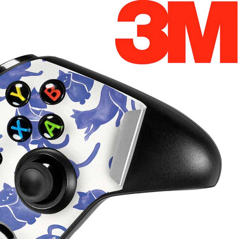 Cat Coq Blue Cats Xbox One S Controller Skin