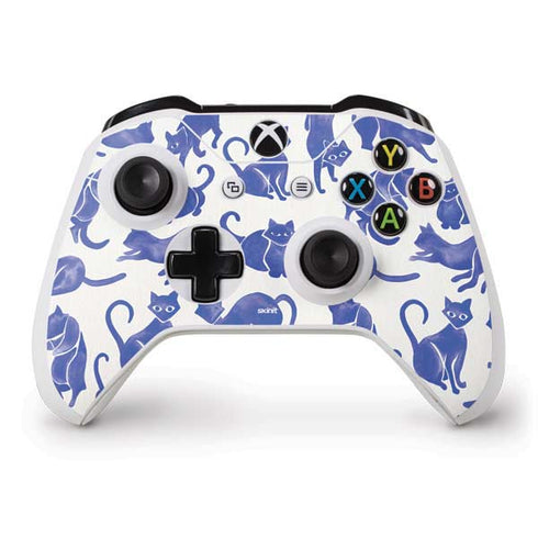 Cat Coq Blue Cats Xbox One S Controller Skin