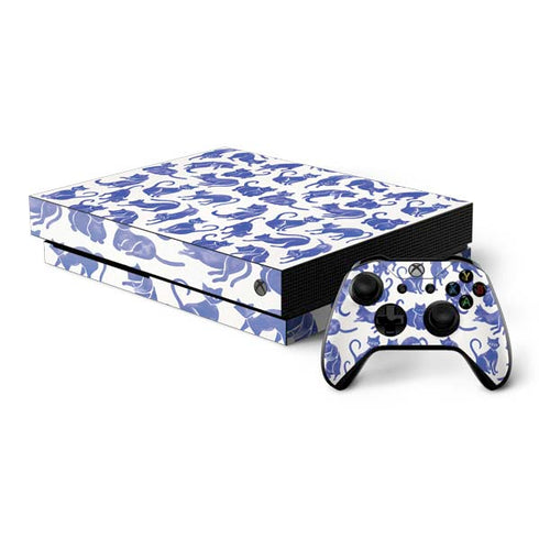 Cat Coq Blue Cats Xbox One X Bundle Skin