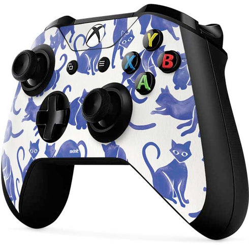 Cat Coq Blue Cats Xbox One X Controller Skin
