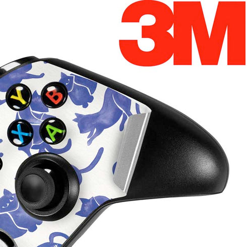 Cat Coq Blue Cats Xbox One X Controller Skin