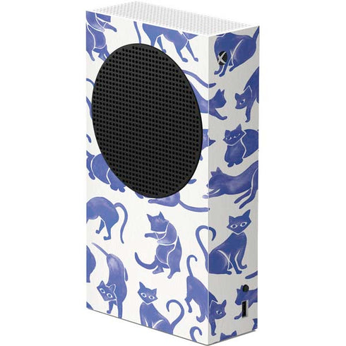Cat Coq Blue Cats Xbox Series S Console Skin