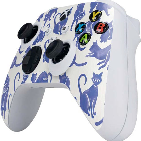Cat Coq Blue Cats Xbox Series S Controller Skin