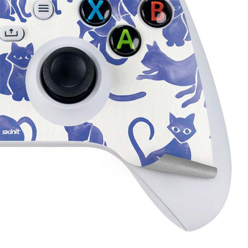 Cat Coq Blue Cats Xbox Series S Controller Skin