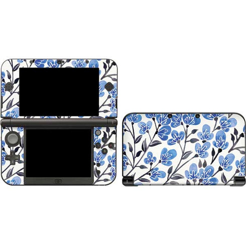 Cat Coq Blue Cherry Blossoms 3DS XL 2015 Skin