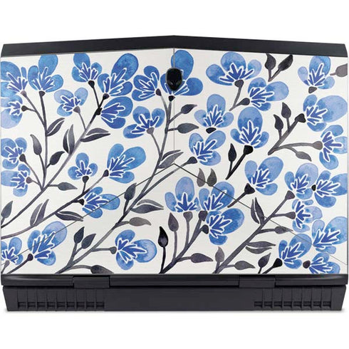 Blue Cherry Blossoms by Cat Coq Dell Alienware Skin