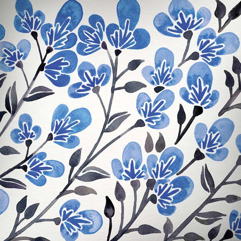 Blue Cherry Blossoms by Cat Coq Dell Alienware Skin