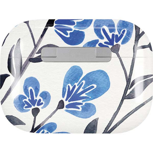 Cat Coq Blue Cherry Blossoms Apple AirPods Pro Skin