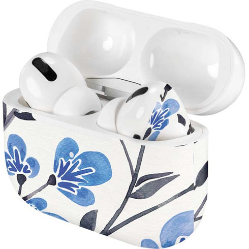 Cat Coq Blue Cherry Blossoms Apple AirPods Pro Skin